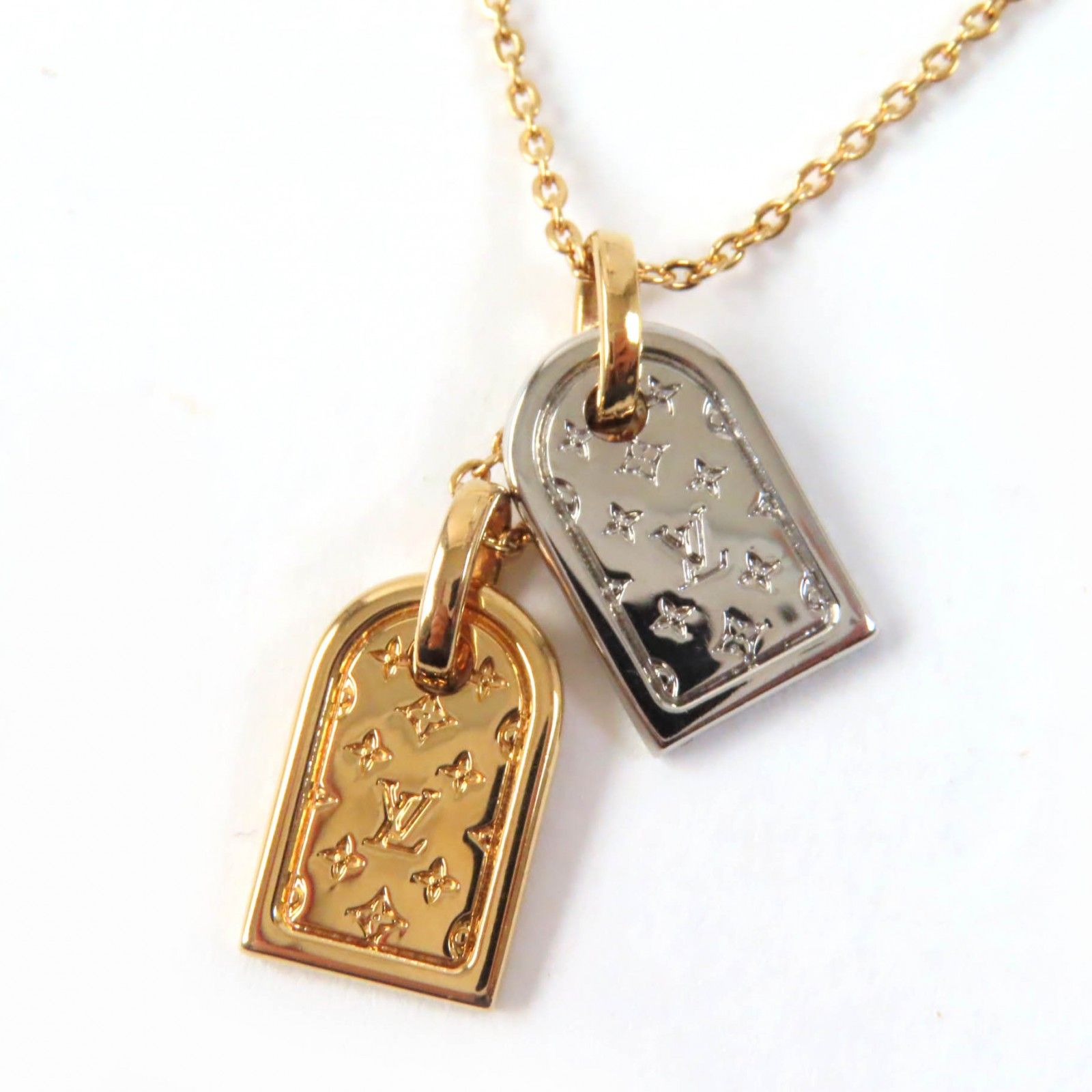 ルイヴィトン K18 ペンダントトップ ブレスレット ロゴチャーム 保存