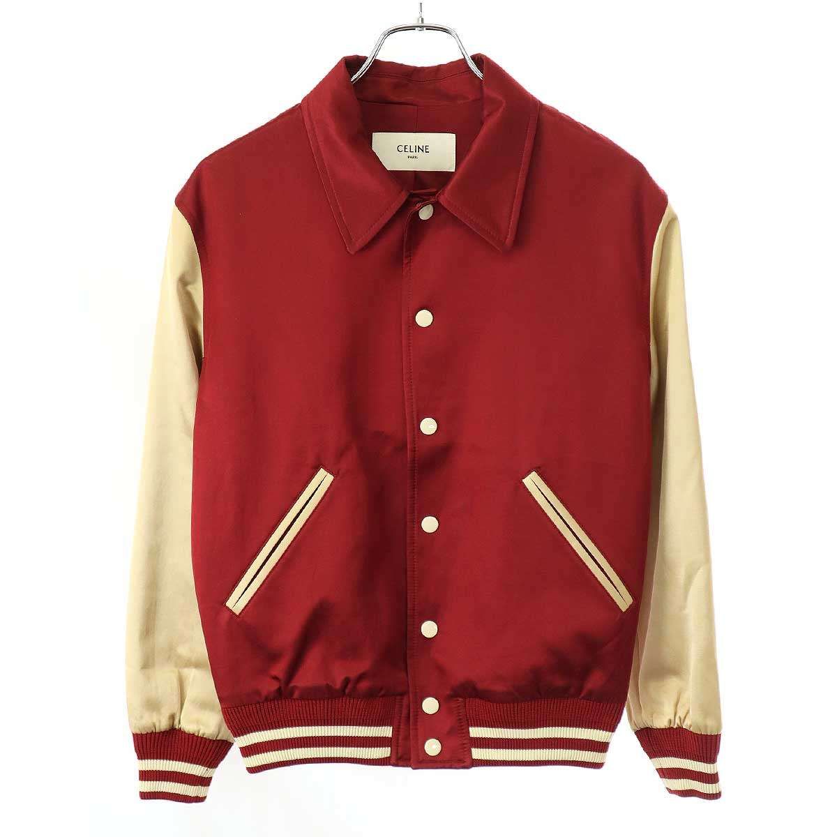 CELINE セリーヌ Teddy Jacket サテンテディジャケット
