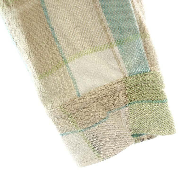 フォーサムワン FORSOMEONE HOODED CHECK SHIRTチェック柄シャツ 