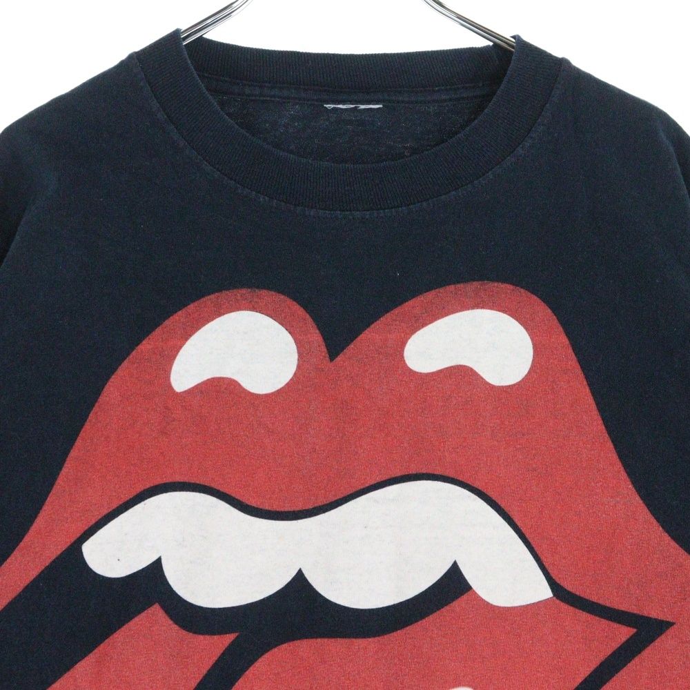 VINTAGE ヴィンテージ 00s ROLLING STONES A BIGGER BANG 2005-2006 ローリングストーンズ L S 長袖Tシャツ ロングスリーブ ブラック KARIMZIABAT_FR