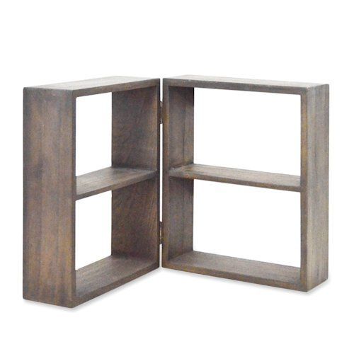 アンティーク調　ディスプレイラック