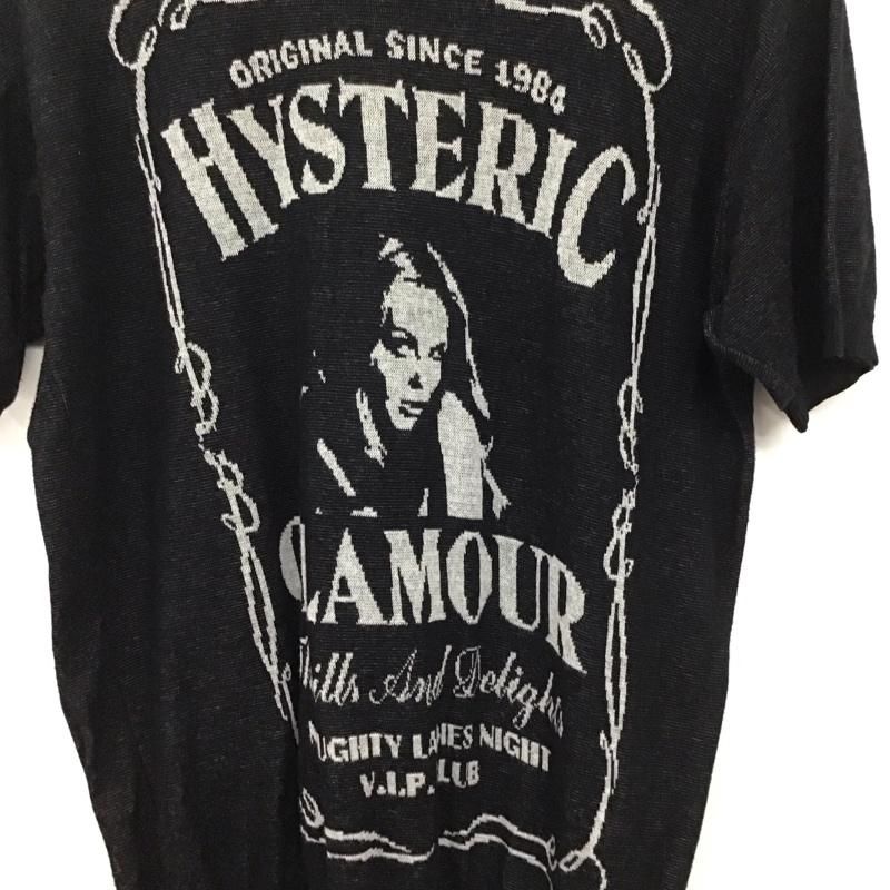 HYSTERIC GLAMOUR 半袖ニット HYSTERIC GLAMOUR ヒステリックグラマー ニット、セーター 半袖