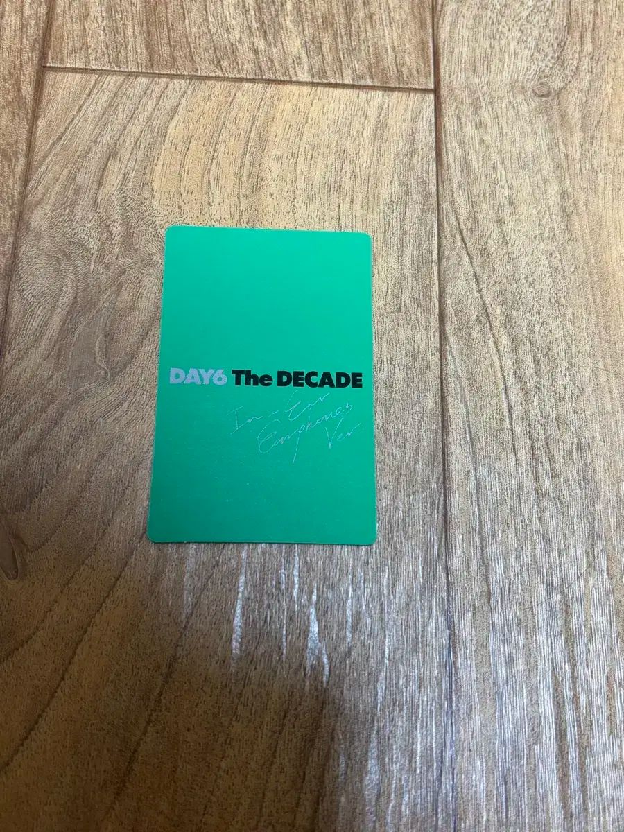 DAY6 The decade インイヤー반 ヨンケイ(Young K) バージョン DAY6