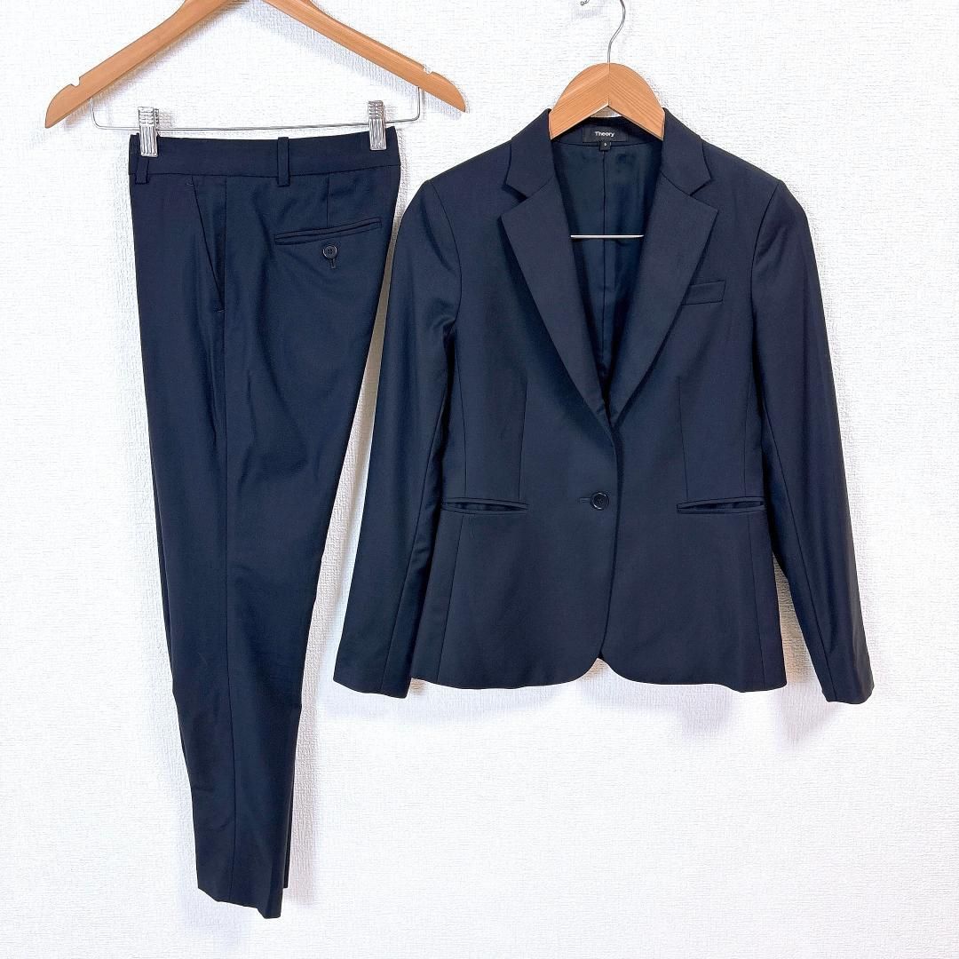 美品】Theory パンツスーツセット 上0 下00 ブラック - メルカリ