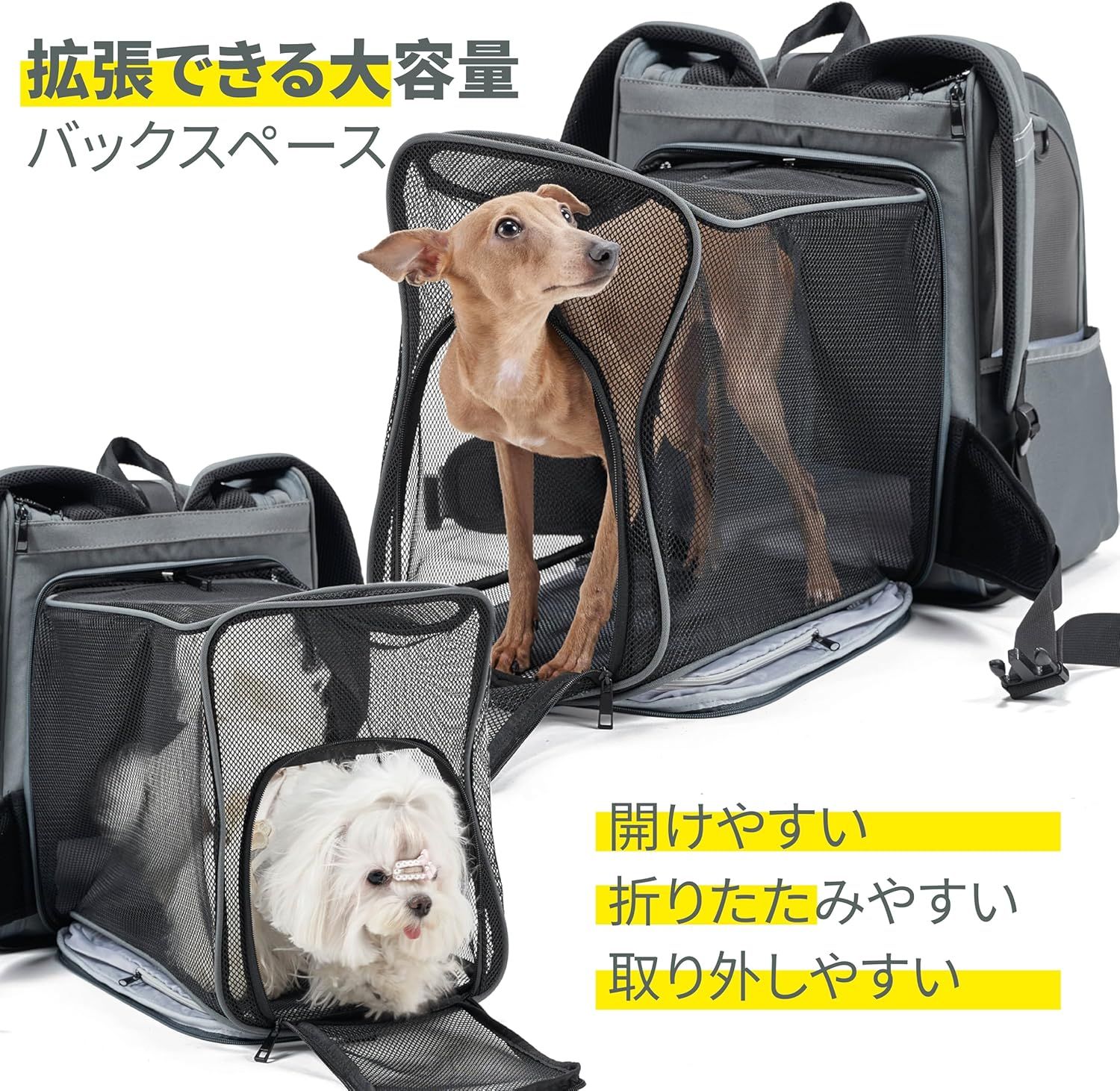 猫や小型 中型犬に対応し