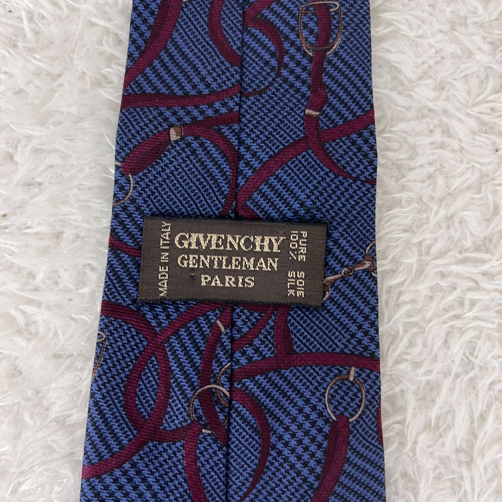 美品》GIVENCHY（ジバンシィ）シルクネクタイ ホースビット柄