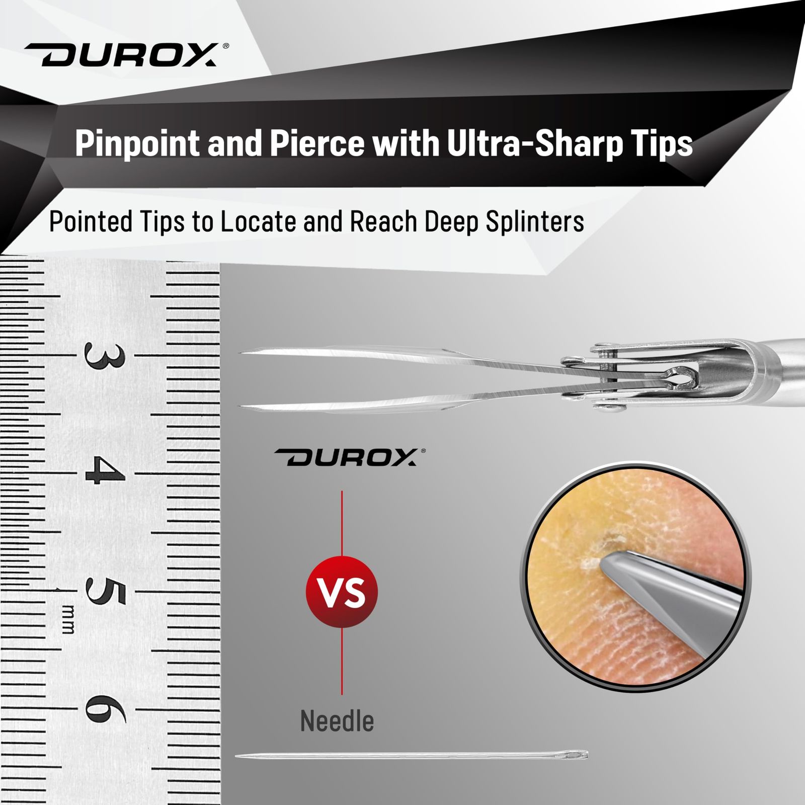 ♡official⭐︎トゲトゲ様☆ご確認用☆ DUROX トゲ抜きピンセット 棘抜き・刺抜き専用 キーホルダー付き