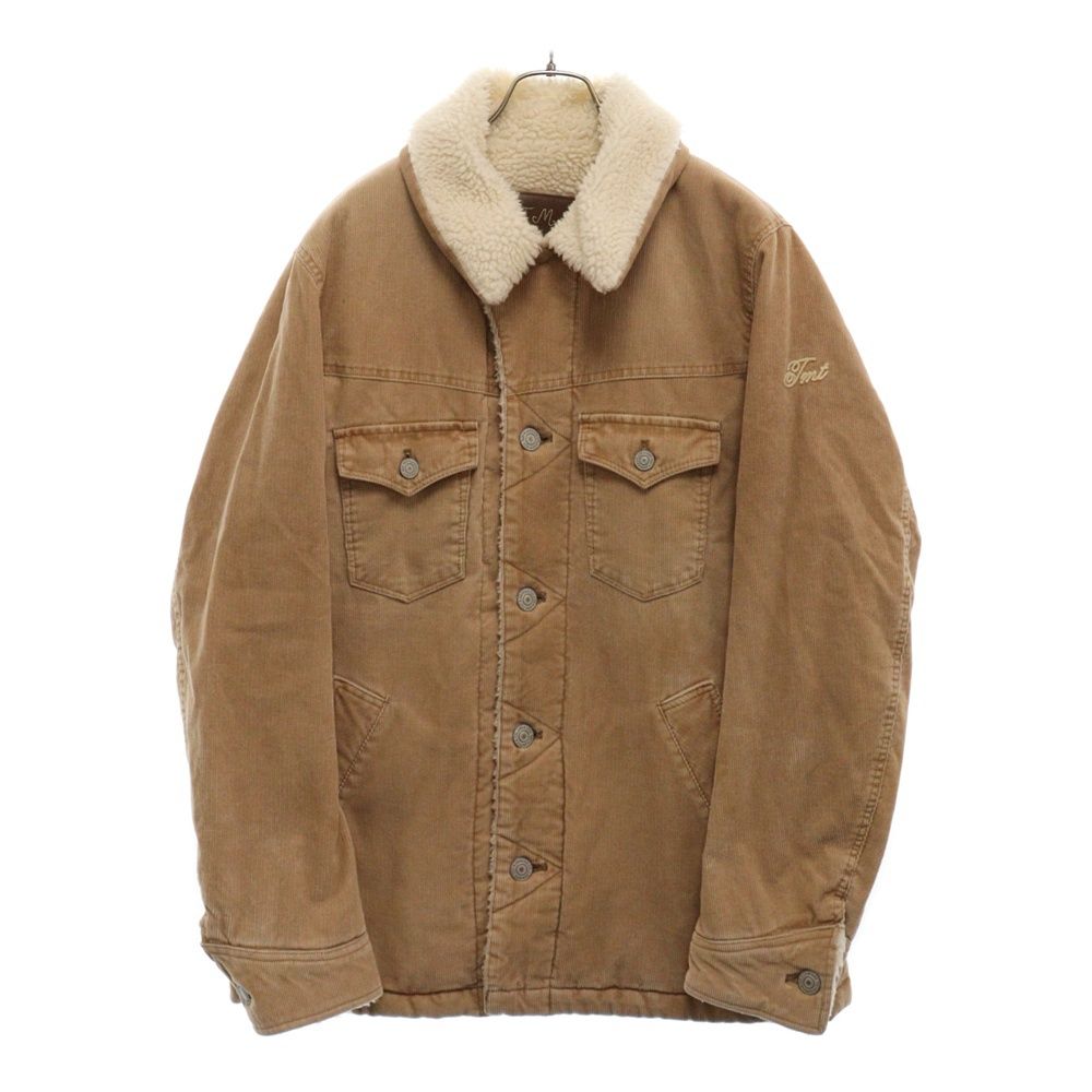 T.M.T (ティーエムティー) CORDUROY BOA LANCH COAT コーデュロイ ボア ランチコート ジャケット ブラウン TJK-F21SP04 袋 タグ