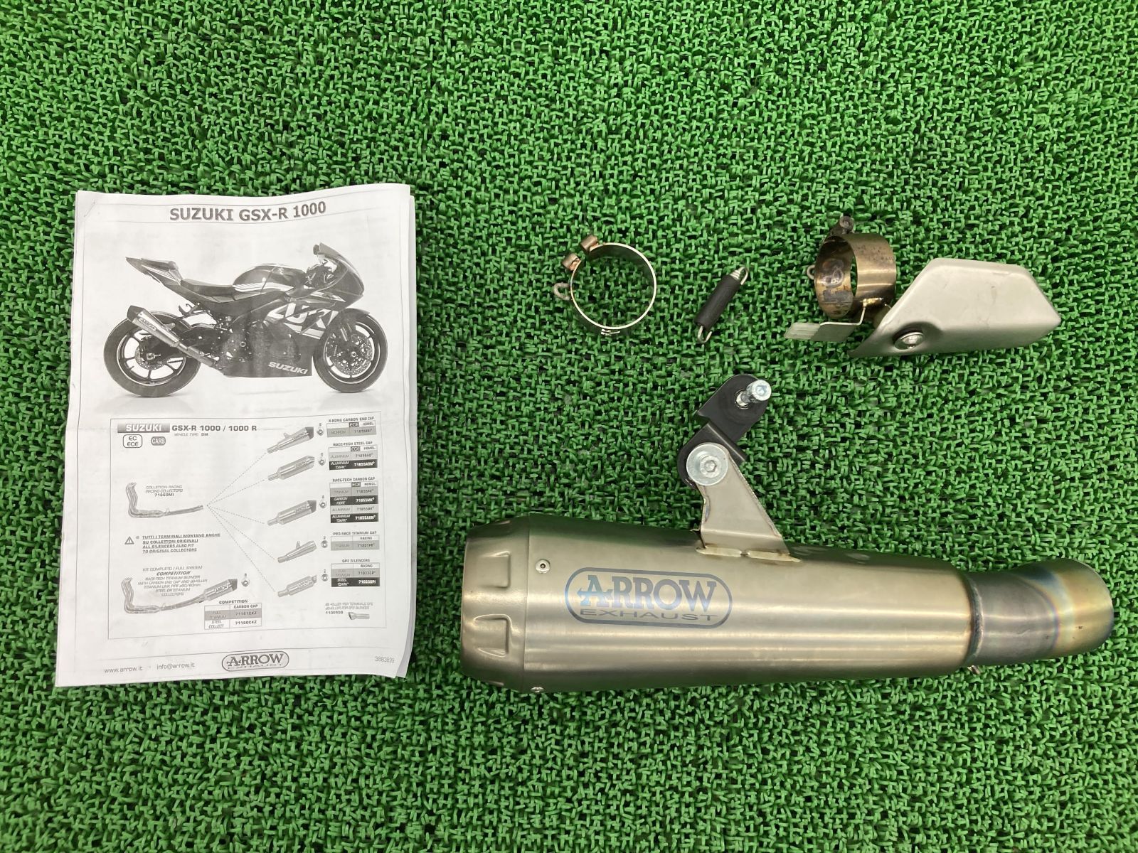 gsxr1000r arrow チタンスリップオンマフラー 【公式通販】