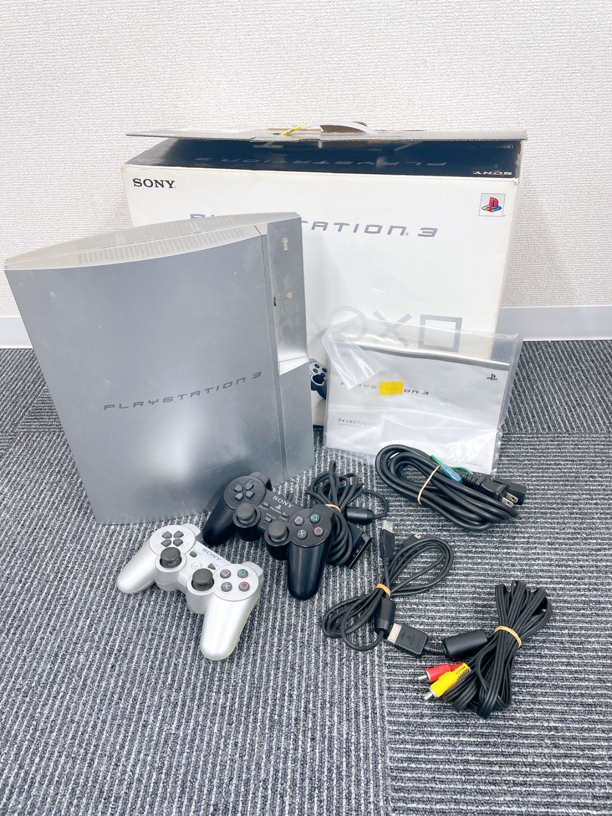 ÷ 通電 済 SONY PlayStation3 CECHL00 SS プレイステーション3 ゲーム機本体 2