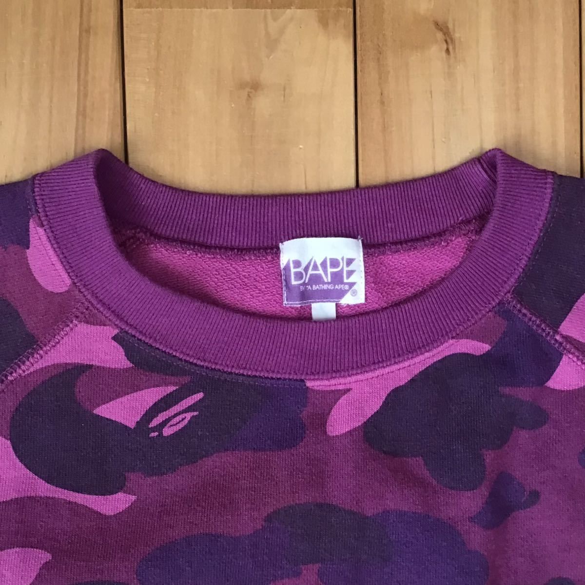 スワロフスキー BAPE LOGO 半袖 スウェット Sサイズ a bathing ape 