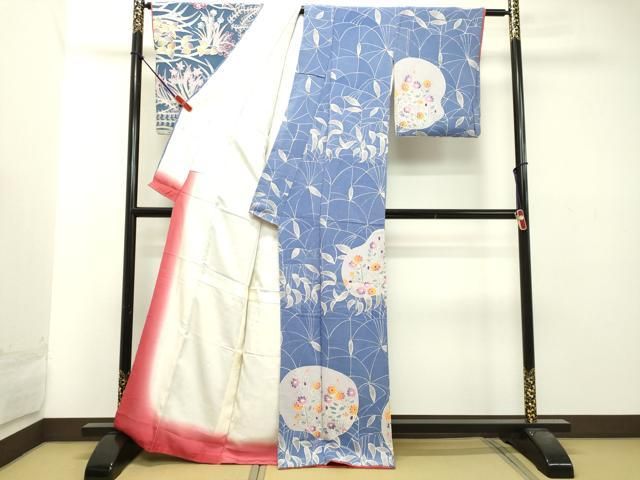 平和屋着物●訪問着　草花文　鬼しぼ縮緬　正絹　逸品　DAAT1244tw 平和屋着物○訪問着 草花文 鬼しぼ縮緬 正絹 逸品 DAAT1244tw - メルカリ