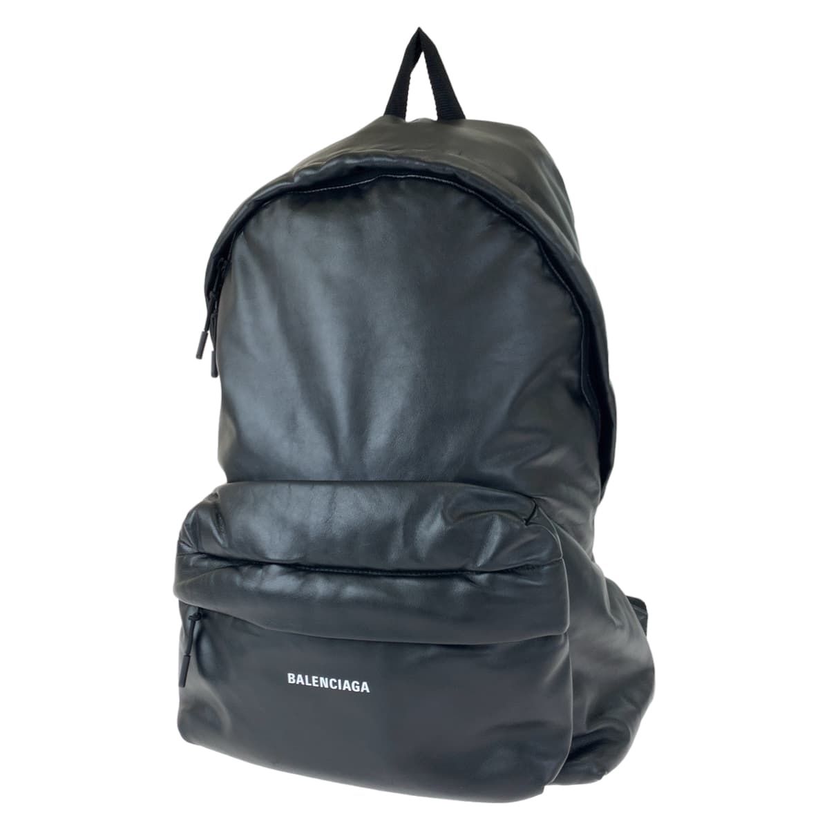 BALENCIAGA バレンシアガ PUFFY ブラック 黒 カーフ リュック バック