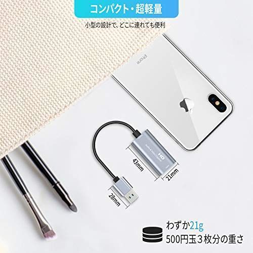 人気商品] 2021放熱 Chilison HDMI キャプチャーボード ゲーム