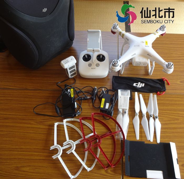 DJI PHANTOM 3 PROFESSIONAL ドローン ファントム3 プロフェッショナル 仙北市2号機