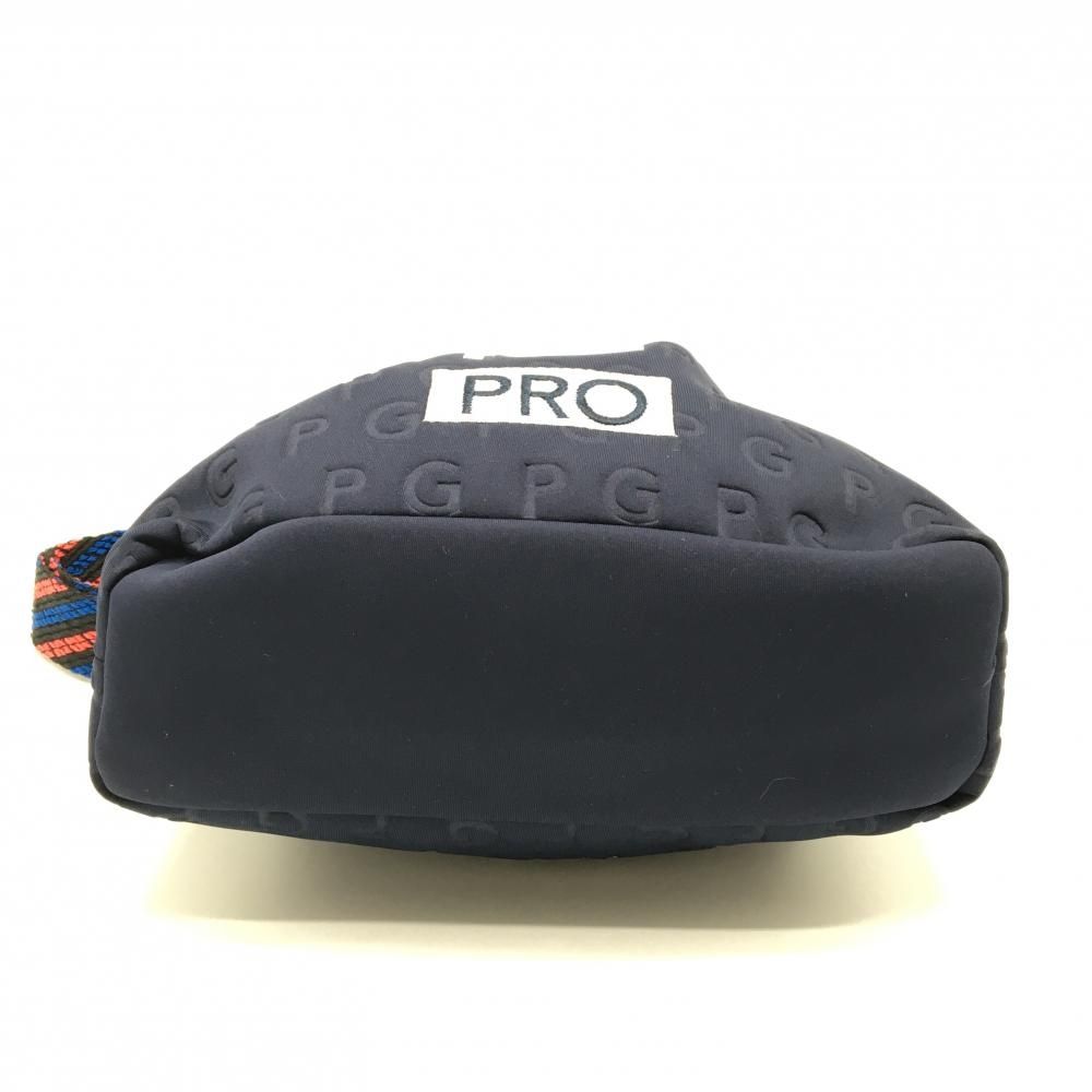 【卸値市場】 パーリーゲイツ カートバッグ ネイビー×白 凹凸ロゴ ショルダーストラップ着脱可 FRゴルフ モデル PEARLY GATES 和風の