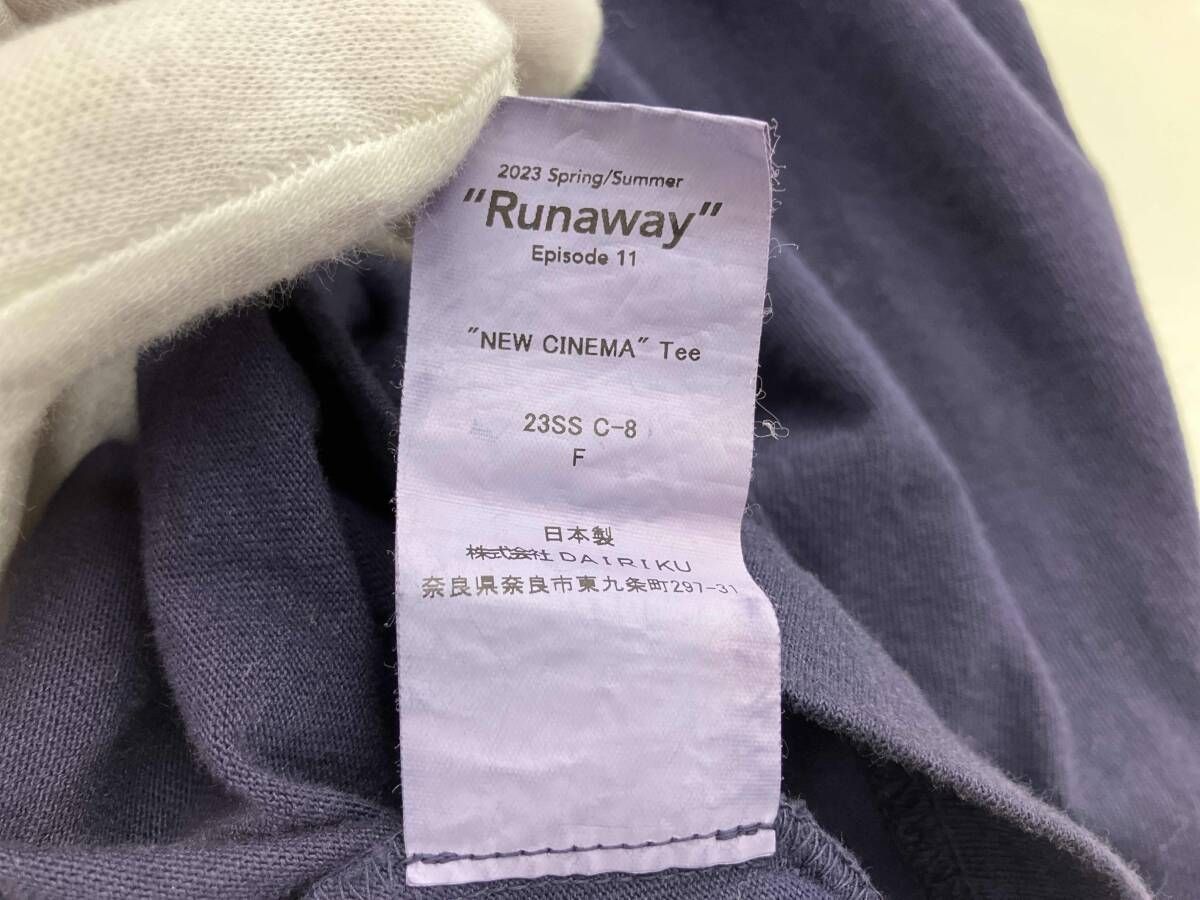 DAIRIKU ダイリク New Cinema Tee 23SS C8 長袖Tシャツ パープル 紫