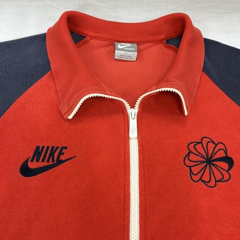 希少　00s　NIKE　風車　ロゴ刺繍　パイル地トラックジャケット　ビッグサイズ NIKE ナイキ ジャケット、上着 ジャンパー、ブルゾン 00's