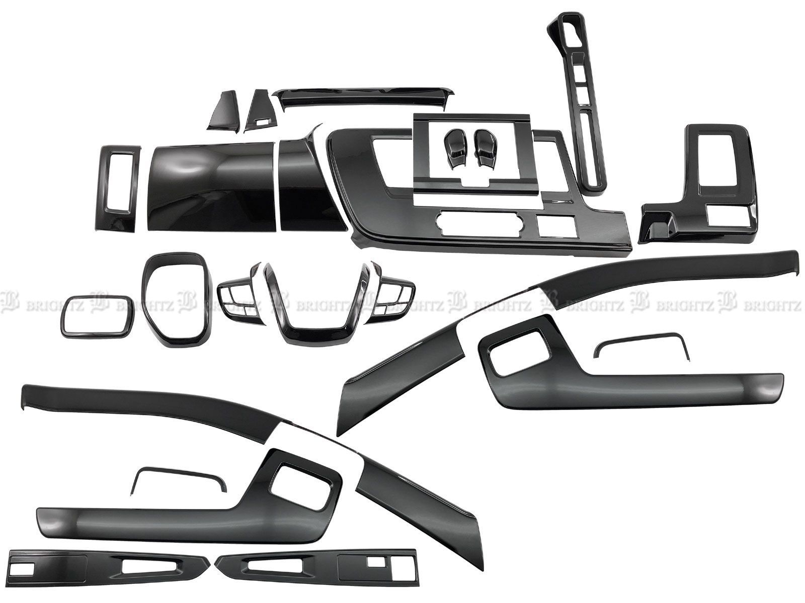 UDトラックス カゼット インテリアパネルセット 25PC ピアノブラック