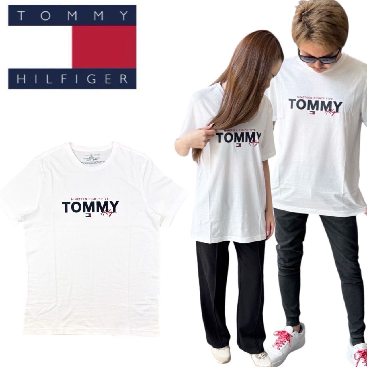 トミーヒルフィガー Tommy Hilfiger 半袖 Tシャツ 09T4509/09T4510 