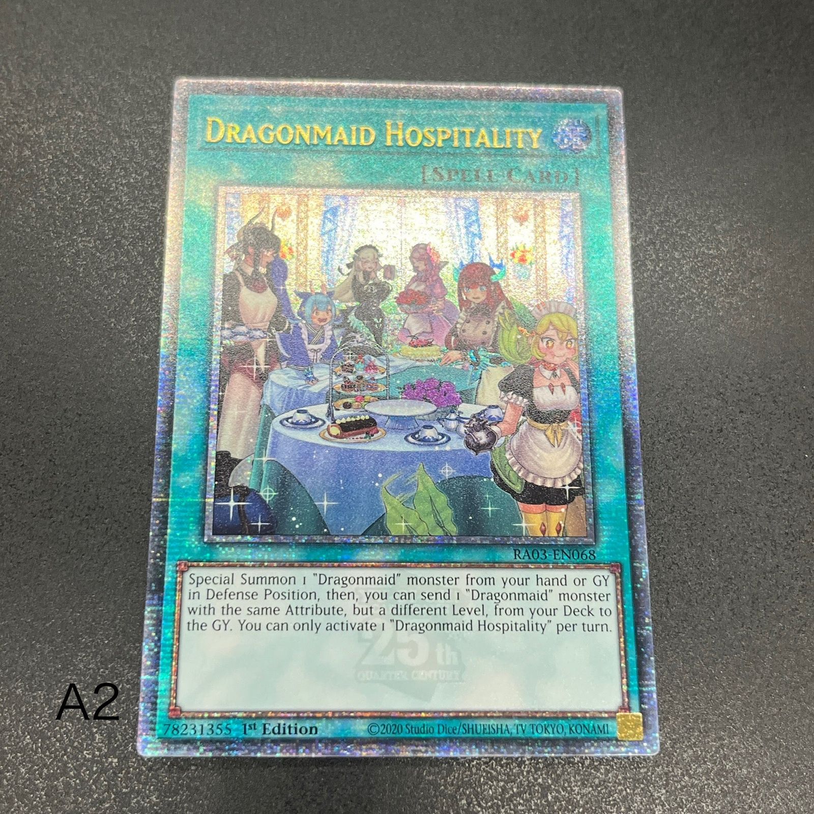 遊戯王 ドラゴンメイドのお心づくし/クオシク/英語/1st/EU A2