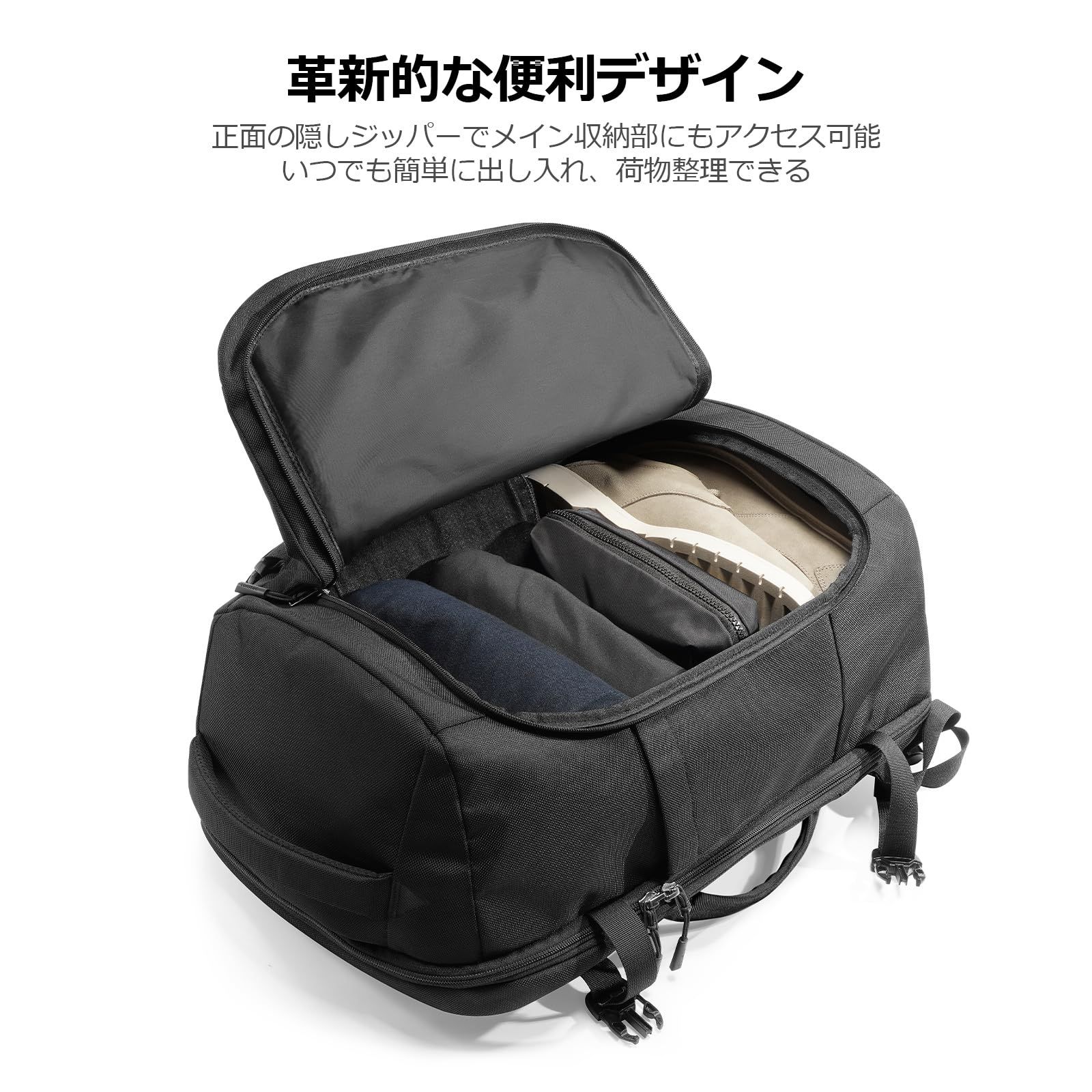 数量限定】[tomtoc] 旅行 リュック 大容量 40L 機内持ち込み ビジネス 