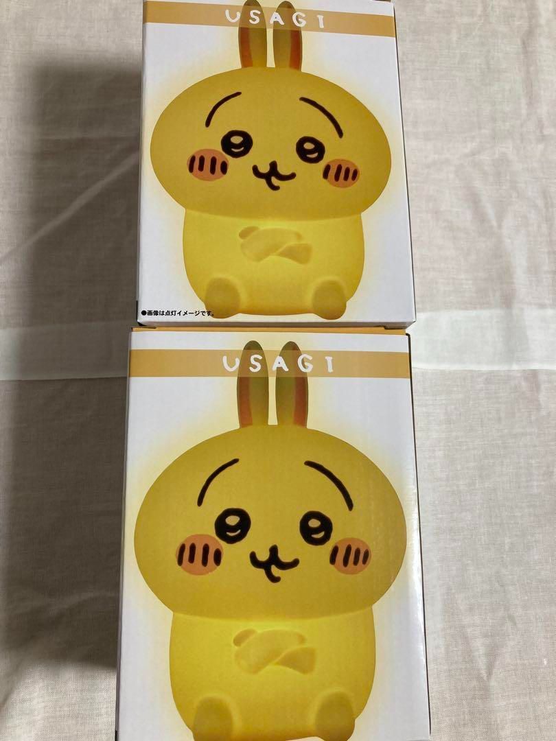 新品★ちいかわ【うさぎ】優しく光る シリコン ルームライト/USBケーブル×２個 新品☆ちいかわ【うさぎ】優しく光る シリコン ルームライト/USB