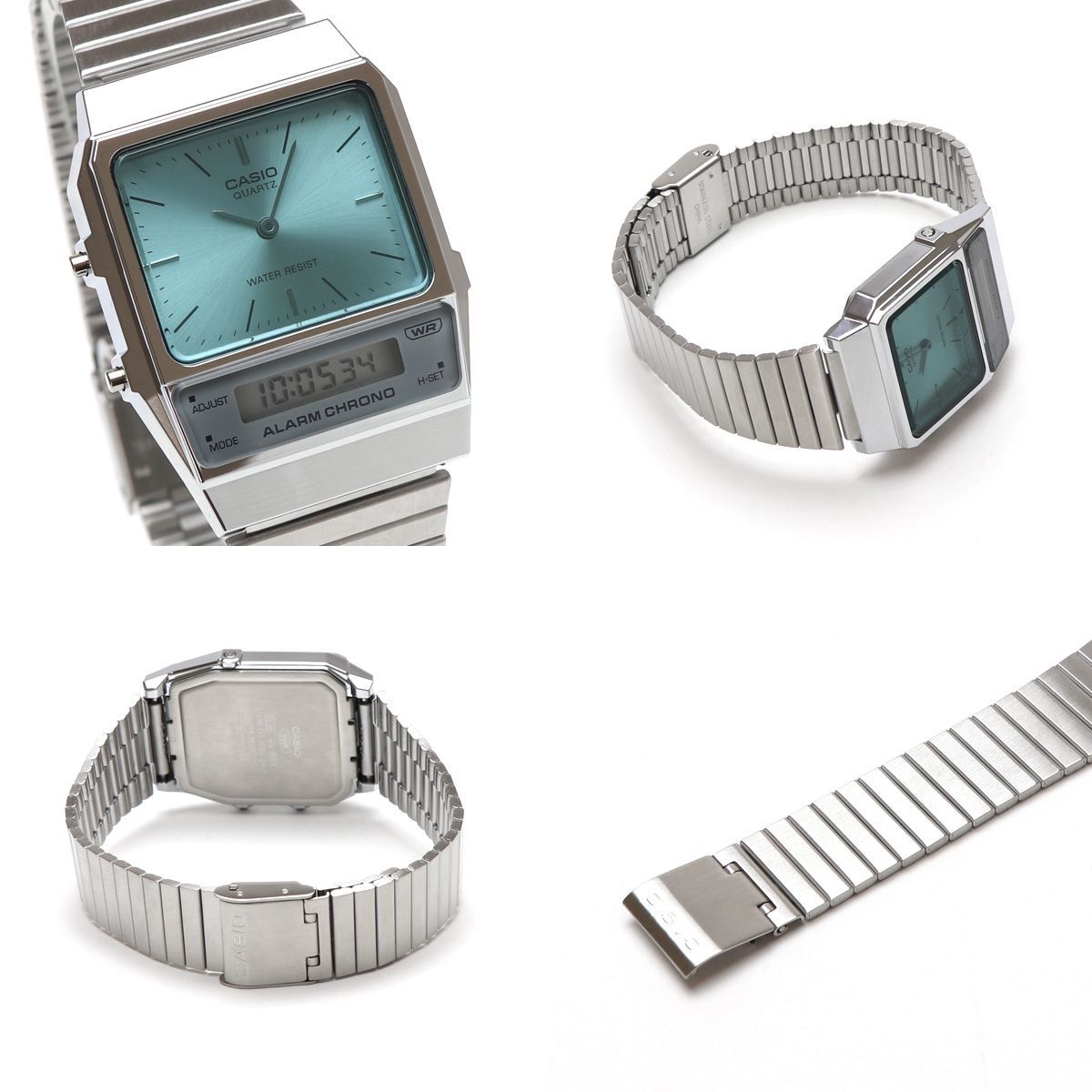 新品 一年保証 CASIO カシオ アナデジ スタンダード AQ-800EC-2A 