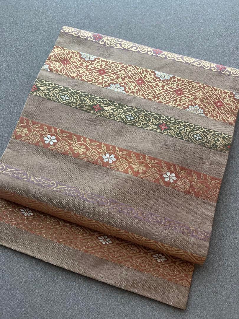 名古屋帯 織帯 横段 フォーマル 長尺