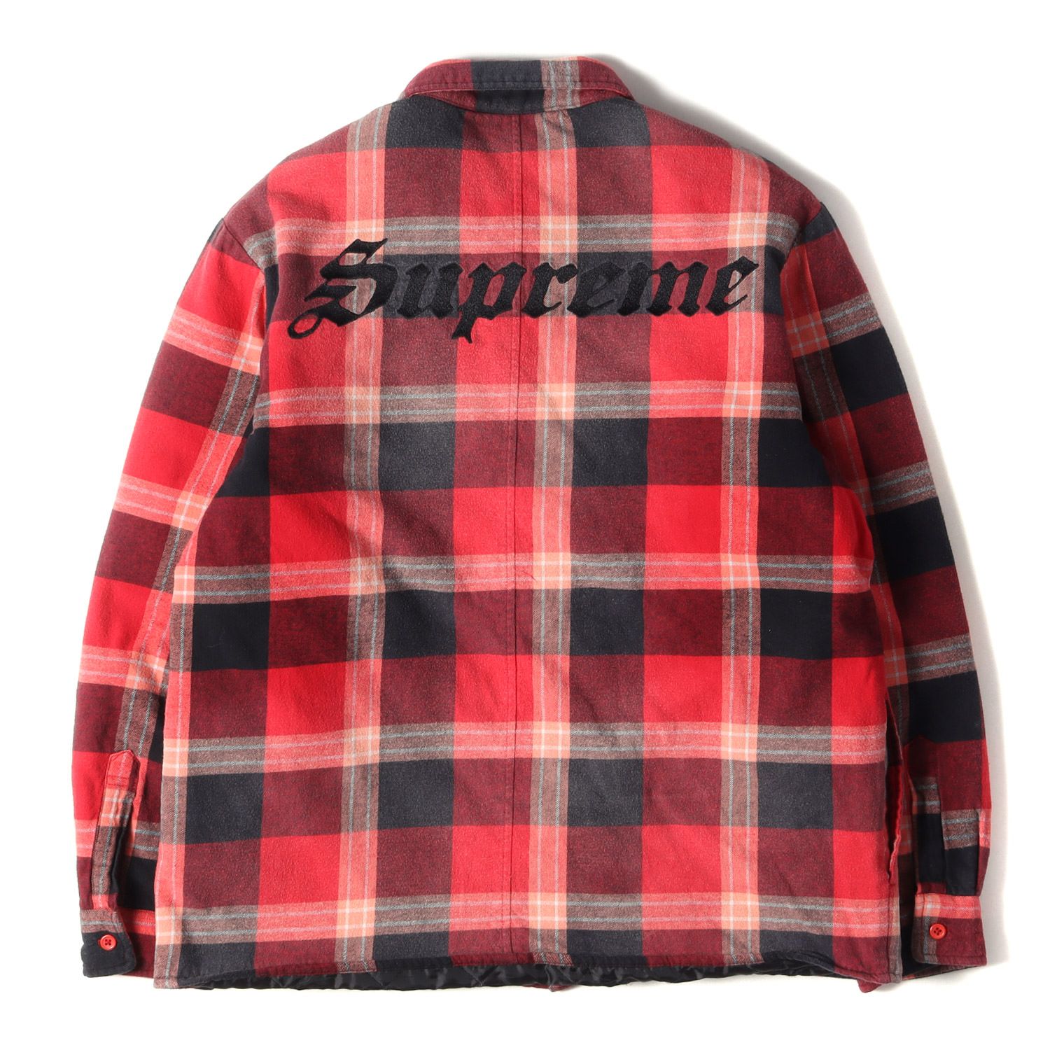 全国 美品✨ 21AW SUPREME シュプリーム フランネルシャツ ...