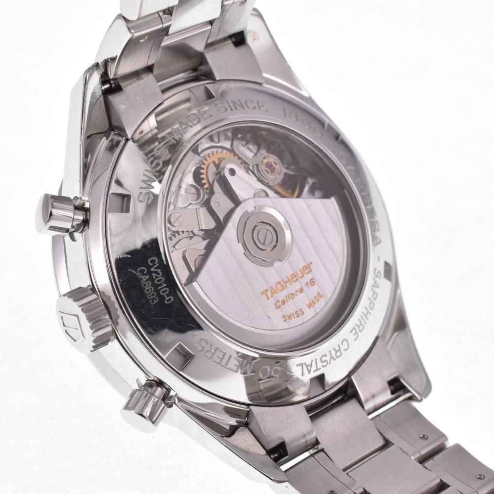 タグホイヤー TAG HEUER CV2010 タグホイヤー TAG HEUER CV2010-0 カレラ クロノグラフ 裏スケ 自動
