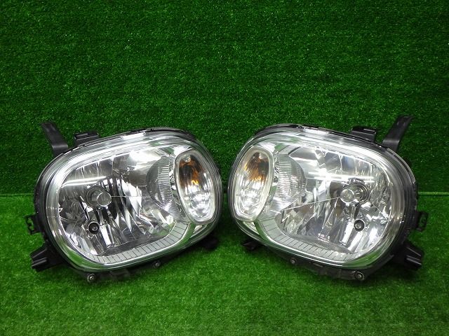 ラパン ヘッドライト左右 ハロゲン HE22S LE08H6181 35100-85K0 スズキ 比較的綺麗 250618046