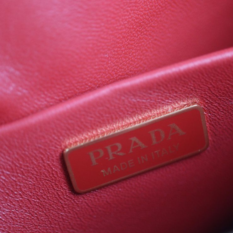 PRADA プラダ CONTENITORE PIATTO クラッチバッグ 1NG016 サフィアーノ