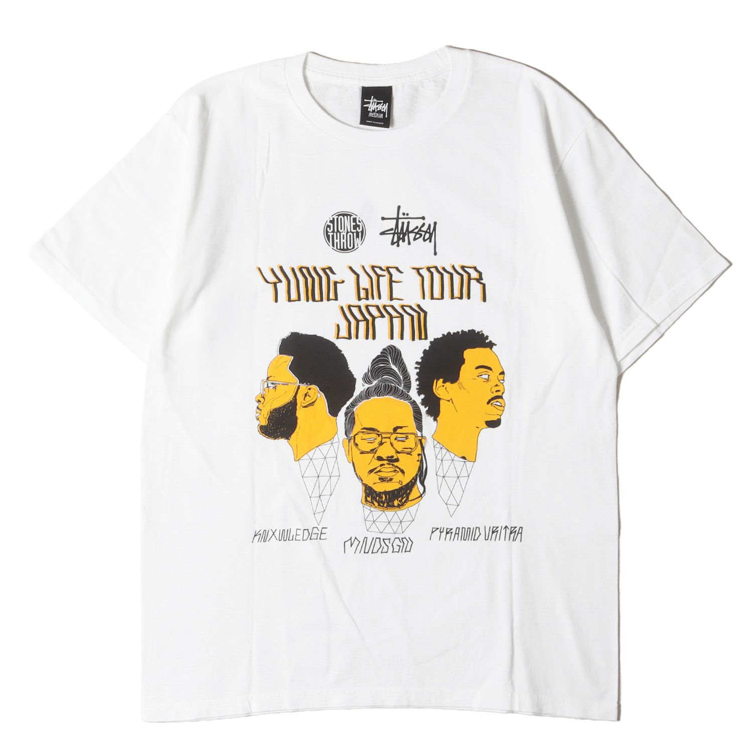 STUSSY ステューシー Tシャツ サイズ:M / Stones Throw Records Japan 