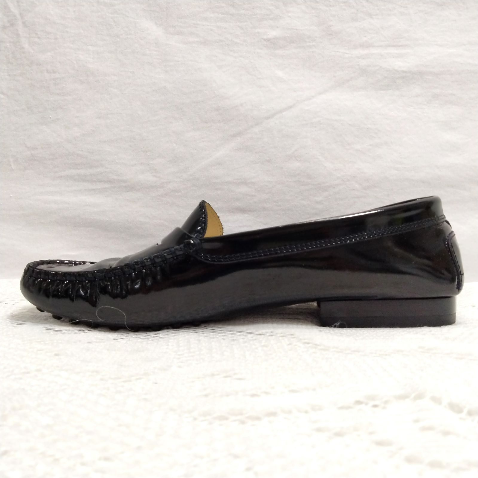 ☆TOD'S☆23cm 36 トッズ レディース エナメル コインローファー ドライビングシューズ M117 - メルカリ
