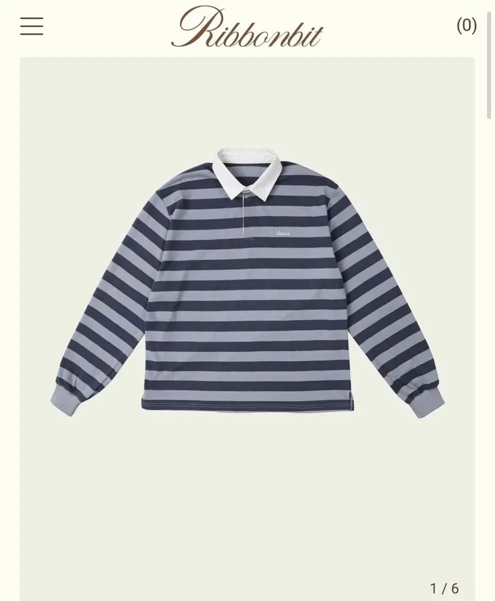 リボンライト Lumen Striped PK Shirt