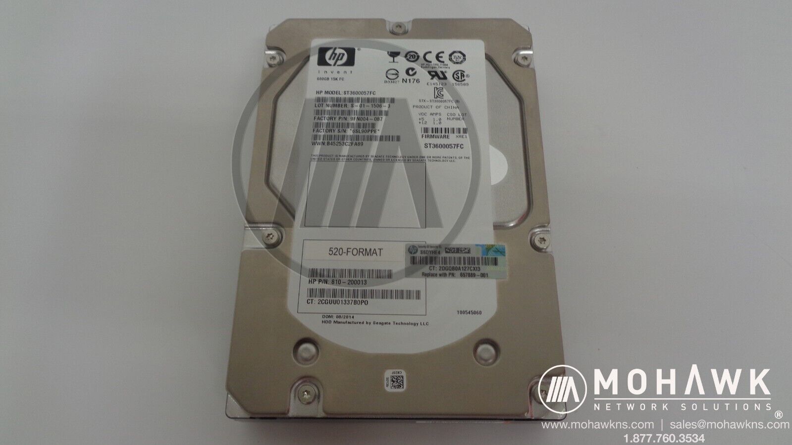 HP/Seagate ST3600057FC 600GB 15K FC 3.5
