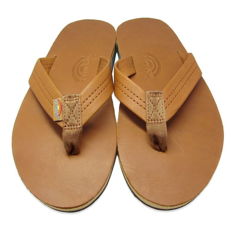 ♥ RAINBOW SANDALS レインボーサンダル レザーサンダル 302ALTS Lサイズ メンズ ビーチサンダル ブラウン TAN 18001115
