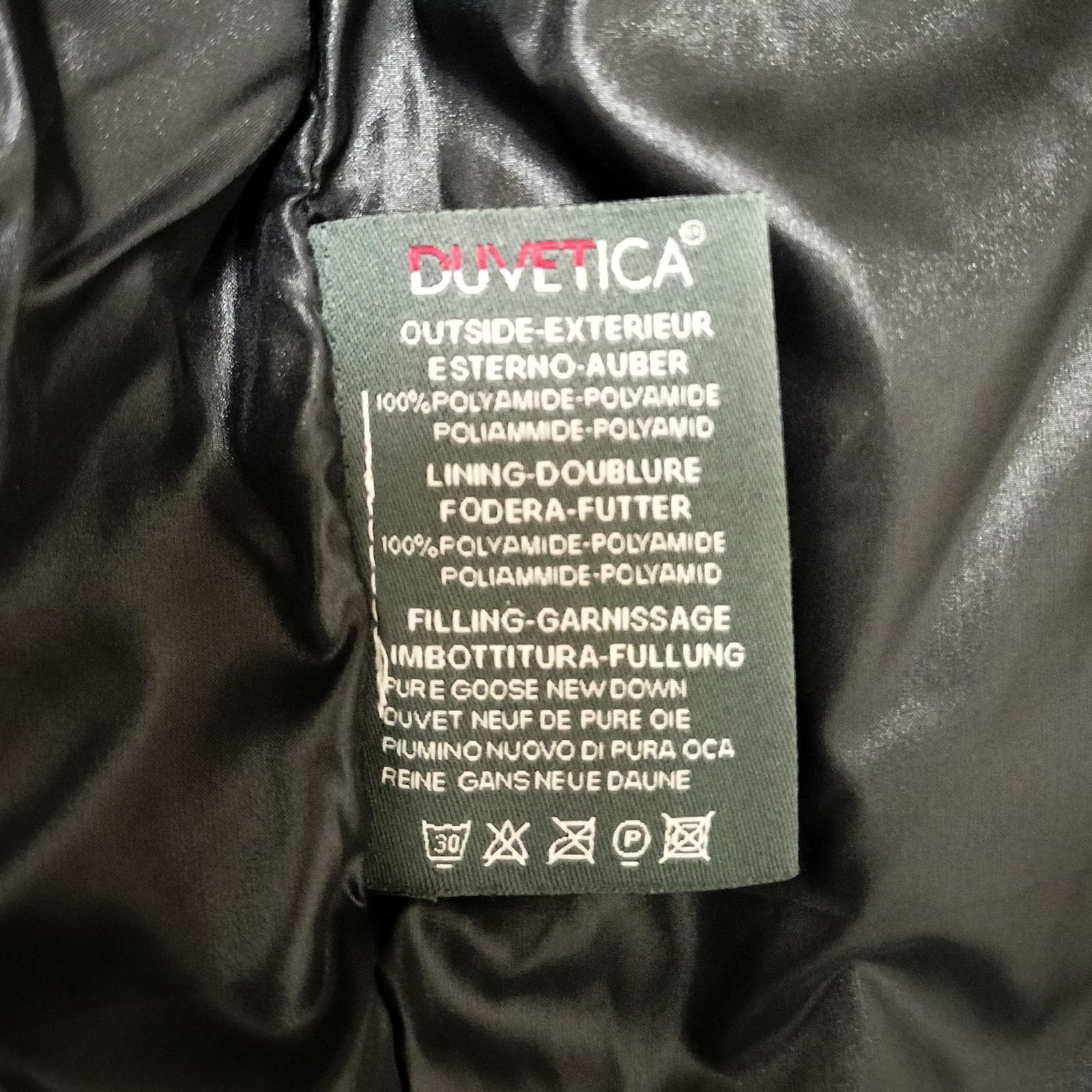 美品 DUVETICA デュベティカ ナイロン ダウンジャケット 46 メンズ 