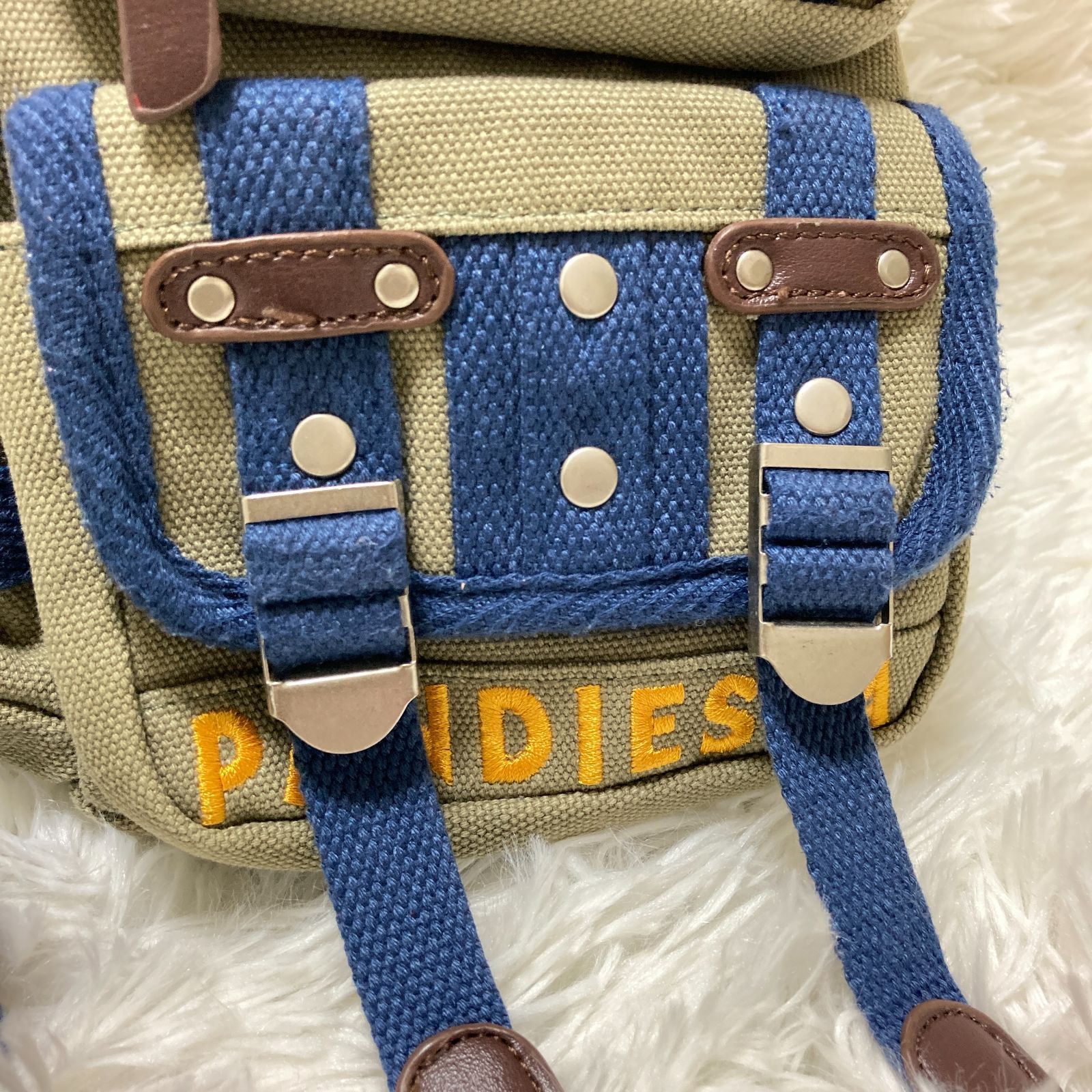 PANDIESTA パンディエスタ ロゴ刺繍 ショルダーバッグ ボディバッグ 