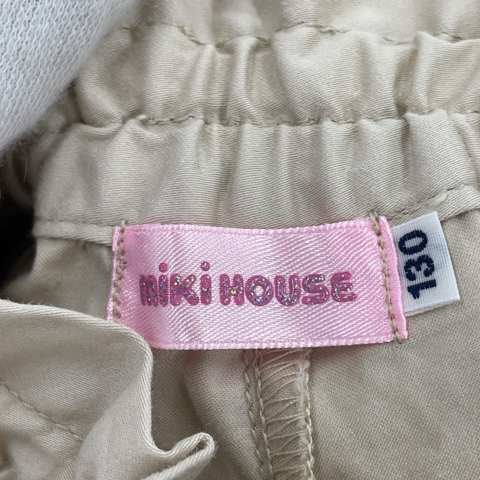 miki HOUSE ベージュ ショートパンツ MIKIHOUSE ミキハウス ハーフパンツ 90 ベージュ｜Yahoo!フリマ