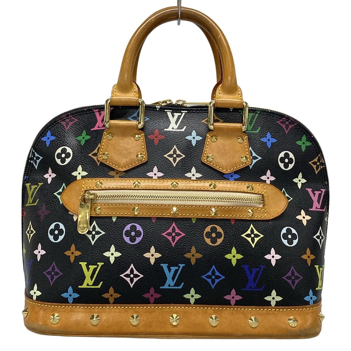 LOUIS VUITTON ルイヴィトン ハンドバッグ モノグラムマルチ アルマ M92646 ノワール レザー