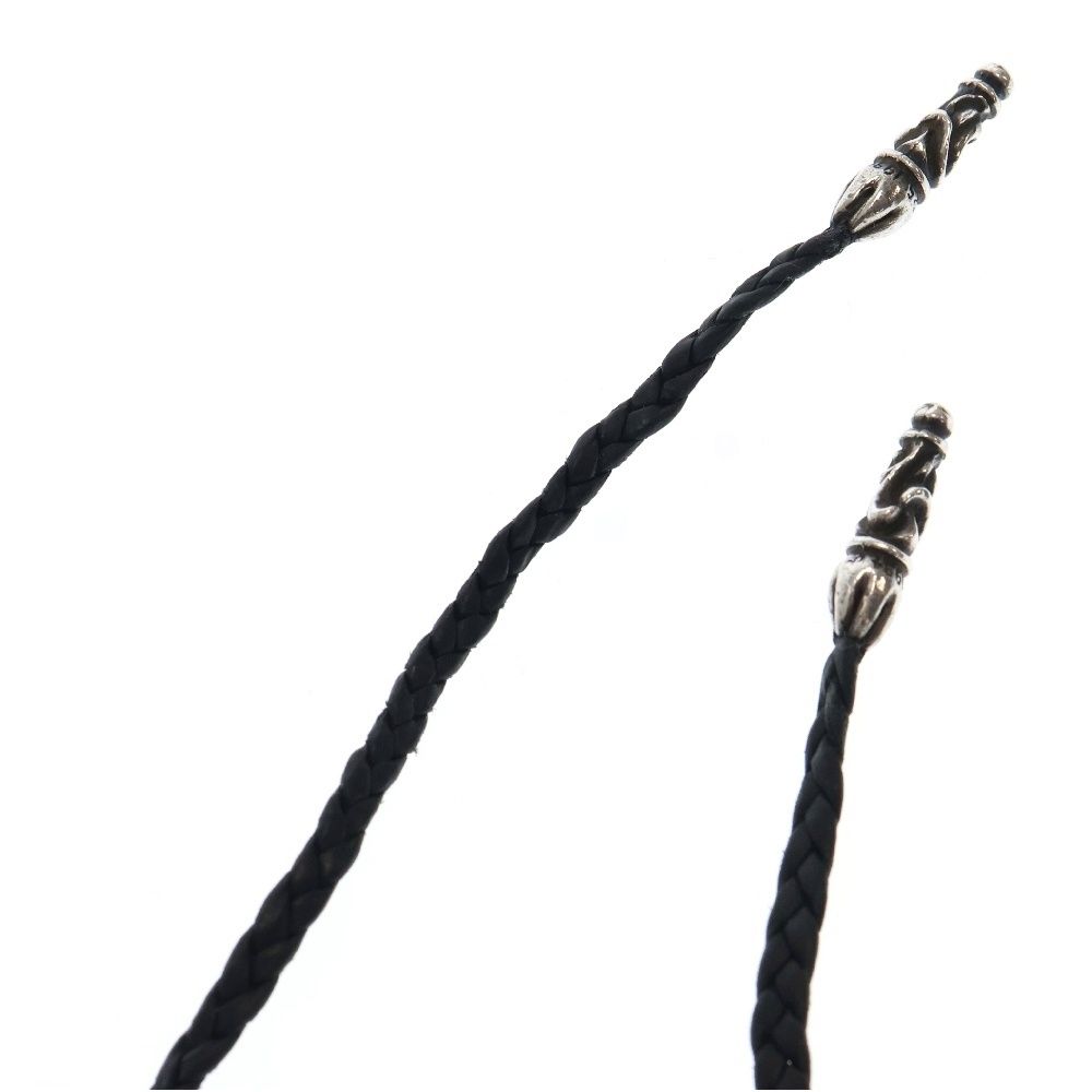 CHROME HEARTS (クロムハーツ) CELTIC CROSS XS LEATHER BRAID  