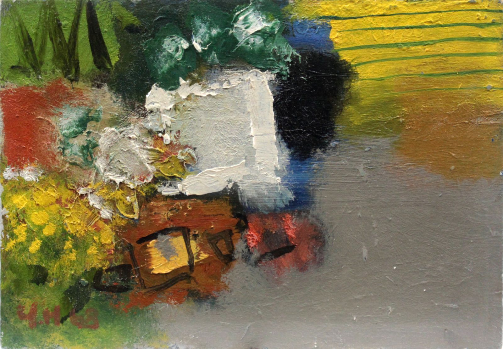 原 義行『無題』油彩画【真作保証】 絵画 原 義行『無題』油彩画【真作保証】 絵画 【公式通販】