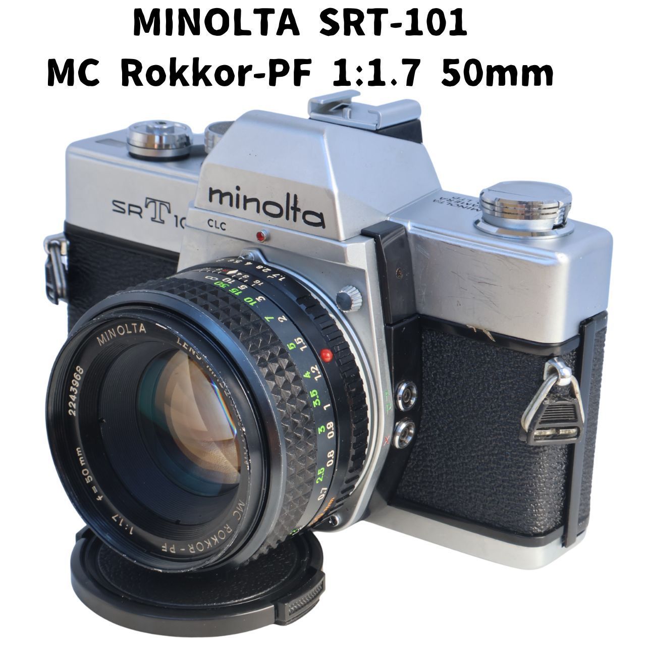 MINOLTA SRT101 + MC Rokkor-PF 1:1.7mm 50mm 整備済 - メルカリ