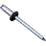 フランジ径9.6×リベット径4.8×リベット長12.8 mm ロブテックス ブラインドリベット アルミ スティール 6-5 1000本入 NSA6-5