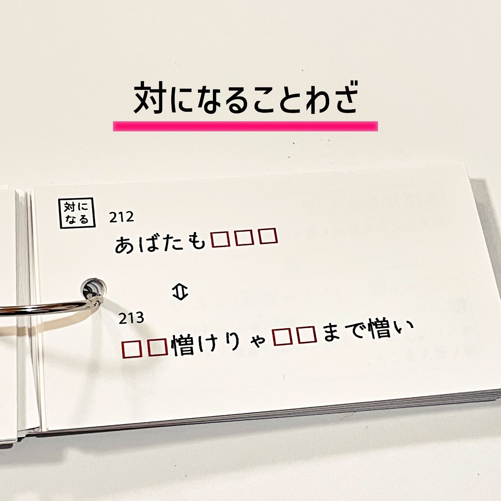 中学受験 国語 ことわざ 暗記カード 言葉ナビ サピックス 予習