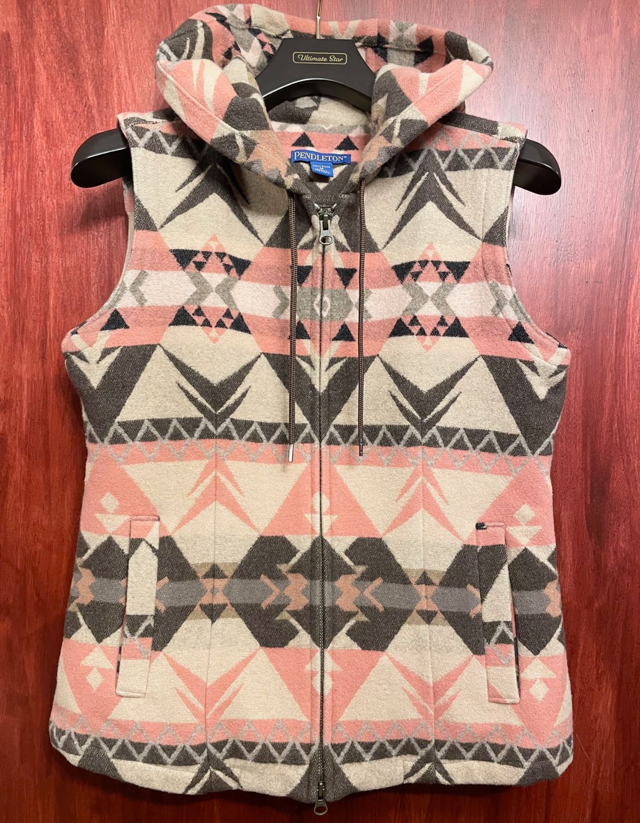 ペンドルトン CPOフランネルシャツ ビッグシルエット 茶色 チェック L