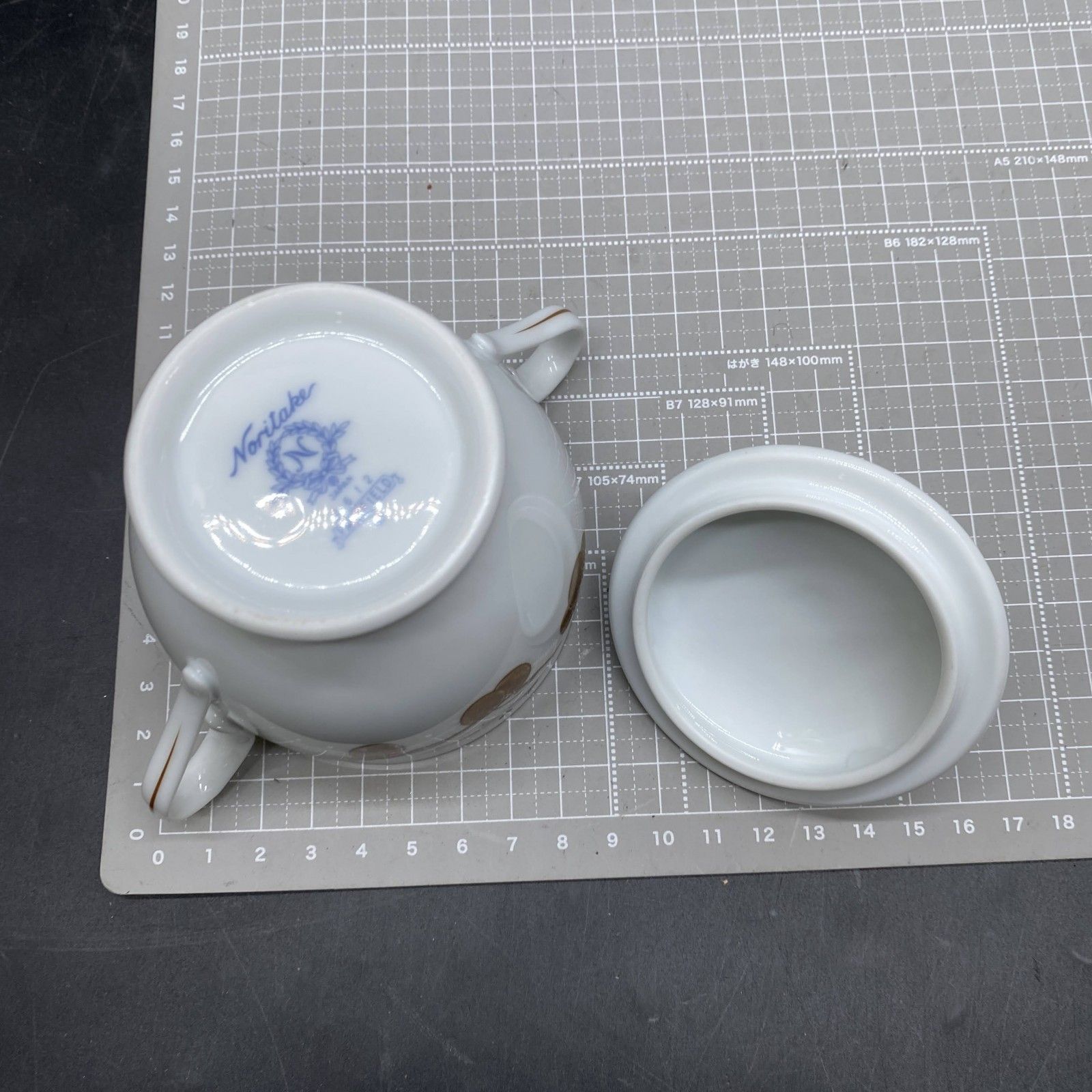 ノリタケ Fairfield2612 レトロ Noritake シュガーポット 金彩