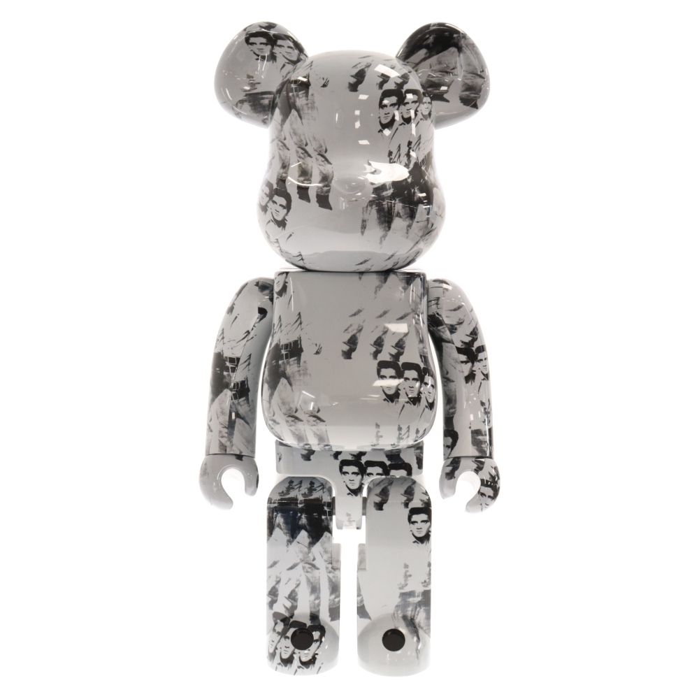 MEDICOM TOY (メディコムトイ) BE@RBRICK Andy Warhol's ELVIS PRESLEY 1000% ベアブリック  アンディウォーホル エルヴィス プレスリー フィギュア 人形 ホワイト